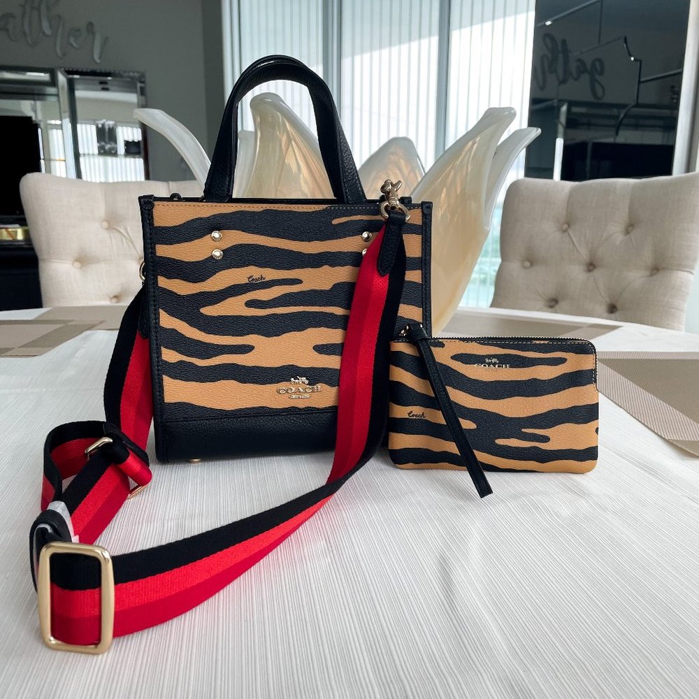 Coach Year Of The Tiger Crossbody Bag W/ FREE Matching Wallet